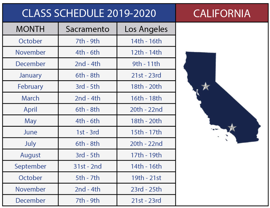 Schedule 2020